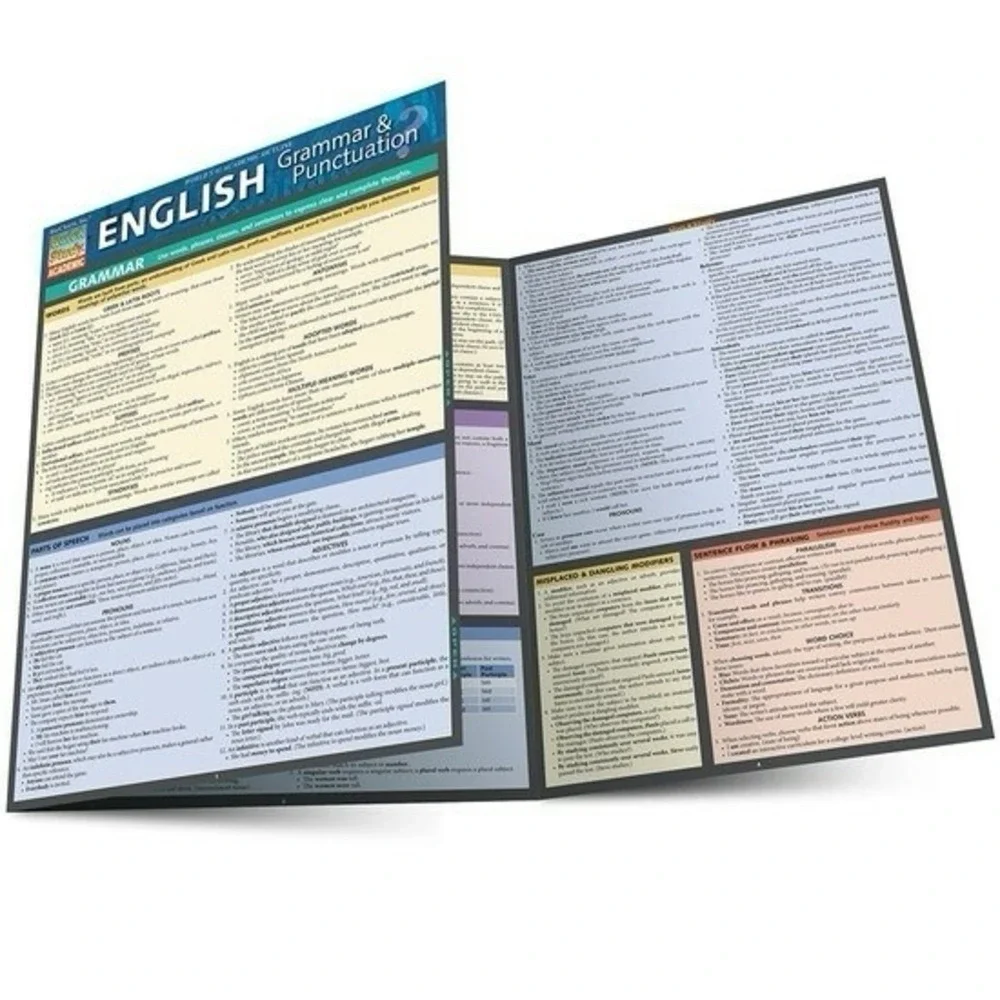 QuickStudy English: Grammar & Punctuation Laminated Study‎ Guide